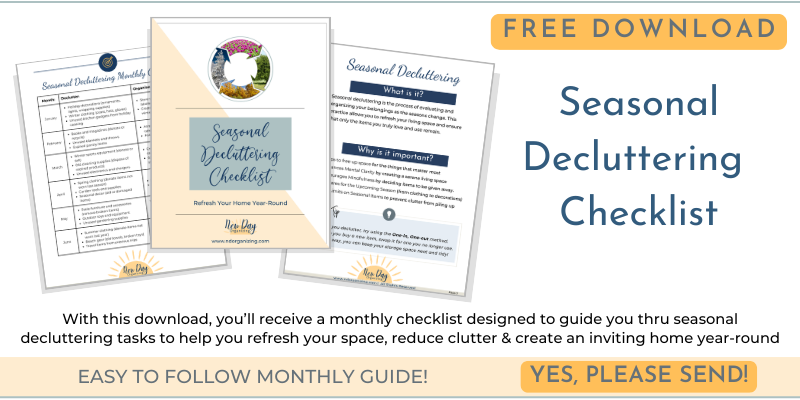 Seasonal Decluttering Checklist