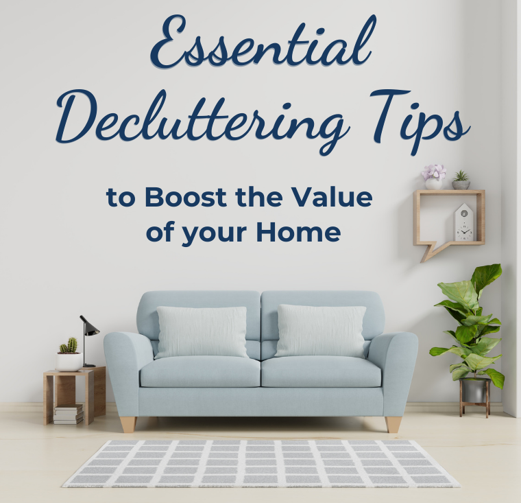 Minimalist Living room, essential decluttering tips to boost the value of your home